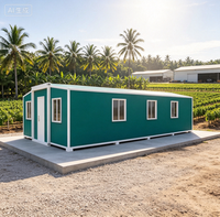 Cabane modulaire rustique extensible à double aile de 30 à 40 pieds, maison mobile de bien-être en milieu rural