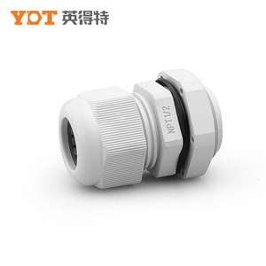 YOT Nylon <b>Cable</b> Gland NPT 6mm Threaded <b>Waterproof</b> Flame Retardant For <b>Cable</b> Protection - Product Image 2