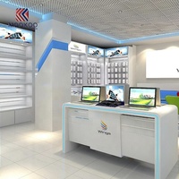 Étagères d'affichage pour kiosque informatique pour la décoration de magasin pour les accessoires numériques pour vitrine