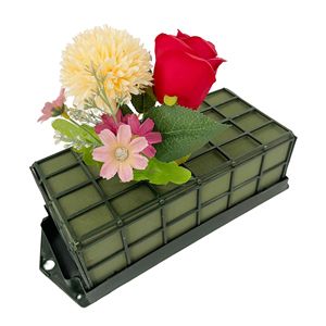 Floral Foam Block 23x11.7x8cm Rectangular Durable <b>Plastic</b> <b>Mesh</b> For Flower Arrangements Desktop Indoor Decorations - Product Image 3