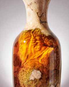 Macetas de Resina y Madera para Plantas, Ideales para Balcones, Oficinas y Jardines, Proporcionan un Estilo Elegante - Product Image 2