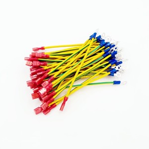 Özel Bakır Çıplak Tel Ek Terminalleri Ferrule Butt Sıkma Konnektörleri 22-10 AWG Kablo Montajı Kablo Demeti - Product Image 1