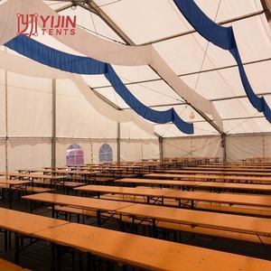 Carpa Blanca Resistente para Eventos y Bodas, con Capacidad para 100 Personas, 200 Asientos, 300 Invitados, 15x20m, 15x30m - Product Image 6