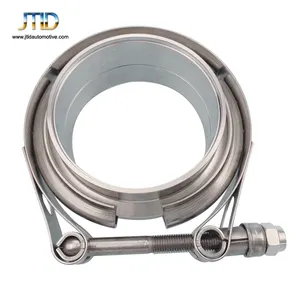 4 INCH Exhaust Down Pipe 304 Stainless Steel V-Band Clamp and Flanges