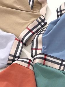 Nouvelles culottes pour hommes en pur coton, taille mi-haute, boxers à carreaux, couleur unie, respirantes et confortables, pour adolescents - Product Image 3