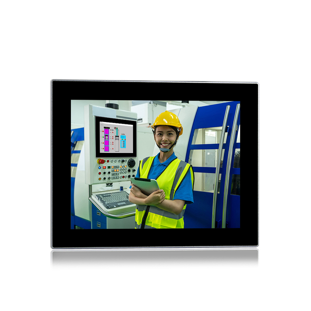 10 Point PCAP 12 Inch Fanless Embedded Win Linux Touch Screen All in One Industrial Panel PC