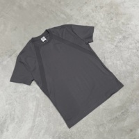 Camiseta Casual Personalizada para Hombre, Tejido de Punto con Estructura Combinada, Mezcla de Poliéster/Algodón, 220g, Secado Rápido, Anti-UV, Transpirable, Ecológica, Talla Grande