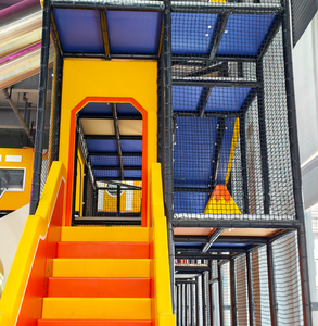 Scivolo Combinato in Acciaio Inossidabile e Plastica per Parco Giochi Asilo Nido, Attrezzatura per Giardino e <span class=keywords><strong>Immobiliare</strong></span>, Dimensioni e Colori Personalizzabili, Ristrutturazione - Product Image 5