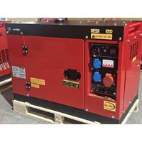 Générateur diesel silencieux Super Diesel 5/8/10/15/18/20 KW Kva 50/60HZ, démarreur électrique, monophasé/triphasé, générateurs électriques portables