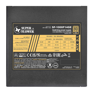 LEADEX III GOLD up ATX 3.1 1000W รุ่นใหม่ปี 2025  แบบถอดสายได้ทุกสาย 20+4 พิน Pcie 5.1 ได้รับการรับรองมาตรฐาน 80PLUS Gold เหมาะสำหรับเล่นเกม รุ่น Leadex Lll - Product Image 6