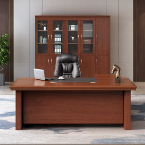 Muebles de oficina de lujo de alta calidad, diseño moderno, juego de escritorio ejecutivo, gerente de trabajo, Ceo Boss, estación de trabajo de oficina, escritorios de oficina - Product Image 3