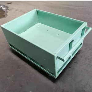 Heavy Duty Roll Container with Wheels Industrial Metal Storage Container Steel <strong>Pallet</strong> Box Trolley - Product Image 3