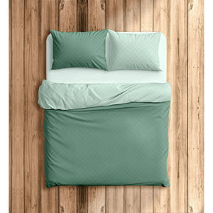 Ensemble de housse de couette imprimée optiquement en 2 parties en polyester assorti - Product Image 1