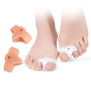 분할 발가락 디자인 실리콘 발가락 분리기 발가락 교정기