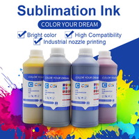 Tinta Cetak Grosir Pabrik 1000ml Tinta Sublimasi 4 Warna Tinta Sublimasi untuk Epson