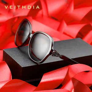 Veithdia Gafas de sol polarizadas para mujer UV400 tipo 3 con lentes TAC y montura de plástico y metal para conducir, pescar, moda - Product Image 2