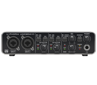 Penjualan Terbaik UMC202 Audiophile kualitas tinggi 24-Bit/96 kHz USB Audio antarmuka dengan Midas Mic preamplifier