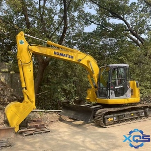 Excavatrice sur chenilles d'occasion Komatsu PC128US, faible nombre d'heures, Japon, 12T, avec PLC, boîte de vitesses, moteur et pompe - Product Image 4