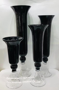 Vases cylindriques en <span class=keywords><strong>verre</strong></span> Extra grands Vases de sol géants, Plusieurs tailles |   Vases en <span class=keywords><strong>verre</strong></span> Décoration d'intérieur - Product Image 3