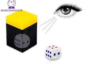 Crazy Cube cuadrado para niños, trucos de magia, dados, accesorios de predicción, Juguetes - Product Image 2