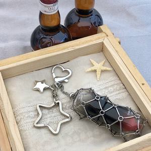 Portachiavi alla Moda in Acciaio Inossidabile con Tasca <span class=keywords><strong>a</strong></span> Rete, Porta Rossetto Personalizzato, Porta Balsamo Labbra, Accessorio per Borsa - Product Image 4