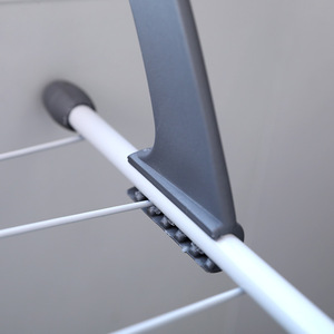 Étagère suspendue pliable pour balcon, grise, rectangulaire, type push-pull, pour rangement de pots de plantes, utilisation sur rebord de fenêtre - Product Image 3