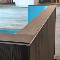 Piscine conteneur compacte en acier pour espaces extérieurs résidentiels