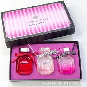 Coffret cadeau trois pièces Guangdong, best-seller transfrontalier, pour hommes et femmes, format échantillon en spray, parfum intense, noir - Product Image 6