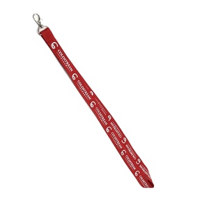 Custom RPET Polyester Neck Lanyards with Logo Including <b>Hook</b> Accessories Silk Screen Printing - Product Image 2