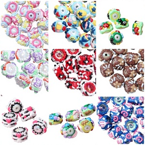 Nouvelles perles acryliques lourdes peintes à la main, motifs DIY pour pendentifs de voiture, chaînes de téléphone <span class=keywords><strong>portable</strong></span>, stylos et designs d'amour - Product Image 2