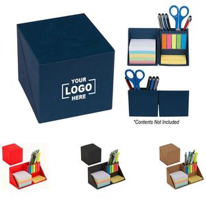 Customize Corporate Gift Multifunctional <b>Memo</b> <b>Pads</b> Folding Pen Holder Box Promotional Cube Sticky Notes Paper Notepads - Product Image 1