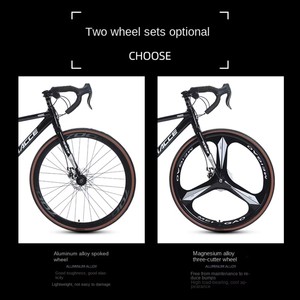 700c manubrio curvo adulto Moutain <span class=keywords><strong>bicicletta</strong></span> <span class=keywords><strong>da</strong></span> strada ruota freno a disco studente pendolarismo fuoristrada corsa Shif bici <span class=keywords><strong>da</strong></span> <span class=keywords><strong>tavolo</strong></span> - Product Image 6