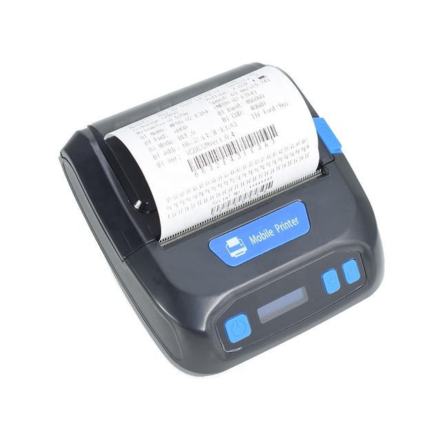 Mini Wireless Portable 80mm Thermal Receipt Printer USB BT Mobile Label Printer Support Android IOS in Stock 203DPI