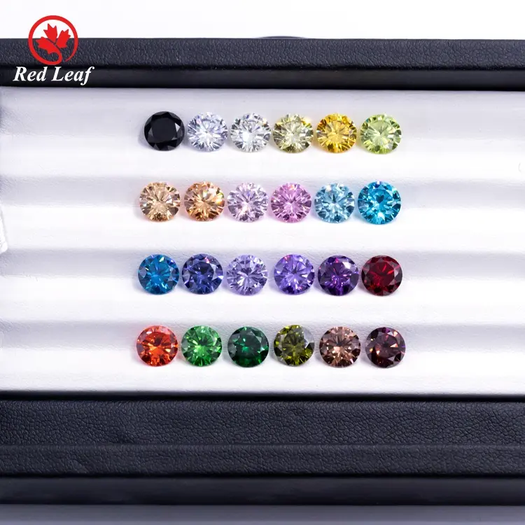 Redleaf gran oferta Cubic Zircon cera ajuste piedra elegante Color Zirconia piedras preciosas sueltas para la fabricación de joyas