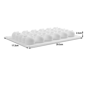Molde de Silicona de 6 Cavidades para Bolas Cóncavas Largas, para Chocolate, Mousse, Helado - Product Image 5