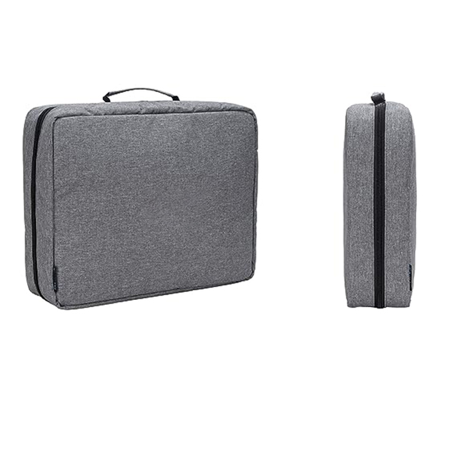 Multi Compartment Gray Card Game Storage Carry Case for Board Game Cards Tokens Organizer