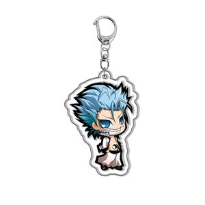 Porte-clés Anime <span class=keywords><strong>Bleach</strong></span> Kurosaki Ichigo <span class=keywords><strong>Ishida</strong></span> Uryuu Kuchiki Rukia Figure Porte-clés Porte-clés en acrylique double face Cadeau pendentif dessin animé - Product Image 3