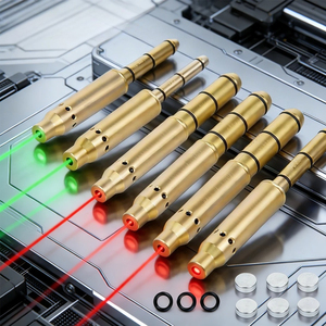 LAMBUL <span class=keywords><strong>Laser</strong></span> de Correction Multitailles en Laiton Rouge ou Vert avec Piles - Product Image 2