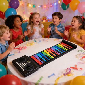 ขายส่งจากโรงงาน ปี 2025 <span class=keywords><strong>คีย์บอร์ด</strong></span>/ฝาครอบซิลิโคน อุปกรณ์เสริมสำหรับเปียโนดิจิตอล ใช้ได้ทุกการ<span class=keywords><strong>เล่น</strong></span> เป็นของขวัญ - Product Image 2