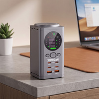 Station de charge magnétique sans fil multi-ports 7-en-1 360W pour bureau, chargeur rapide PD GaN pour smartphones et appareils photo – Approvisionnement en gros
