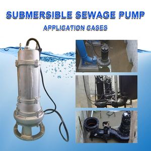 Bomba Sumergible Vertical de Acero Inoxidable OEM Personalizable WQ Antiobstrucción de 15hp, 20hp, 25hp, 30hp, 75hp para Aguas Residuales - Product Image 2