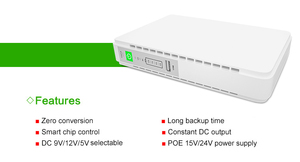 SKE Custom DC <b>Mini</b> UPS From Manufacturer Single Phase On-Line UPS With Lithium Battery for Wifi <b>Router</b> Networking Applications - Product Image 4