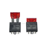 Vente chaude 06.087 ATO FLR série 32V carte de Circuit imprimé PCB moyen Standard lame de voiture porte-fusible