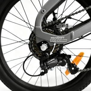 Bicicleta Eléctrica Plegable de 20 Pulgadas con Frenos de Disco Mecánicos y Batería de Litio Extraíble, Bicicleta Eléctrica Portátil para Desplazamientos - Product Image 3