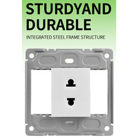 Combinación modular USB Tipo-C 250V 16A para el hogar Reino Unido EE. UU. Placa DE LA UE Resistencia a la corrosión Interruptores de pared y fábrica de enchufes