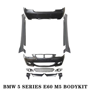 ชุดแต่งกันชนหน้า-หลัง M5 สำหรับรถ BMW ซีรีย์ 5 E60 พร้อมสเกิร์ตข้างและช่องระบายไอเสีย สภาพใหม่ พร้อมคลิปยึด E60 5 ซีรีย์ - Product Image 6