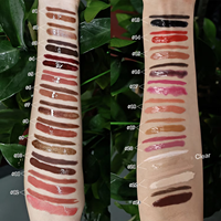 Kit de Maquillage en Gros Marque Privée : Gloss à Lèvres Brillant et Crayon à Lèvres Haute Pigmentation, Gloss Rose Transparent avec Kit Crayon