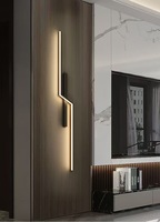 Lampe LED moderne bande décoration de la maison salon chambre simple applique murale chevet fond éclairage intérieur