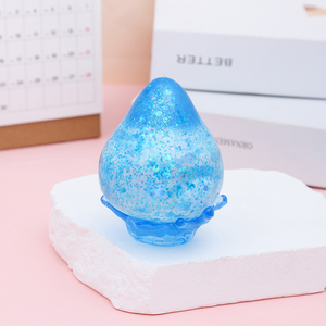 ของเล่นรูปหยดน้ำแบบฟัดจ์บอล บีบแล้วคืนตัวช้า บรรเทาความเครียด ของเล่นบีบคลายกังวล บีบเล่นเพลินๆ รูปทรงลูกบาศก์มอลโทส - Product Image 5