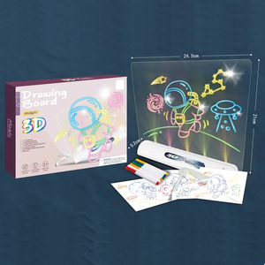 Çocuklar için yaratıcı komik Diy Doodle 3d havacılık büyülü çizim panosu oyuncak seti - Product Image 3